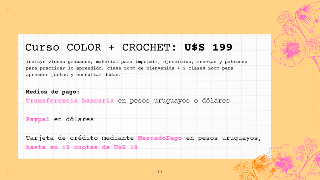 Precio Curso