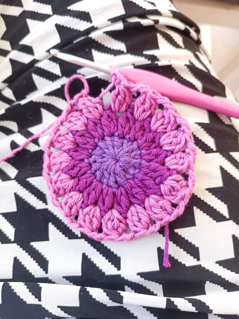 Granny Girasol en proceso